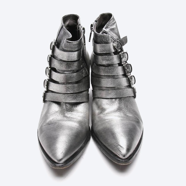 Image 2 of Ankle Boots EUR 40.5 Silver in color Metallic | Vite EnVogue