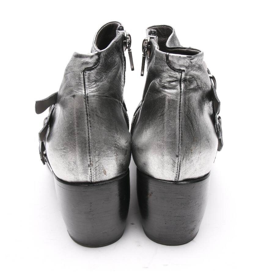 Image 3 of Ankle Boots EUR 40.5 Silver in color Metallic | Vite EnVogue
