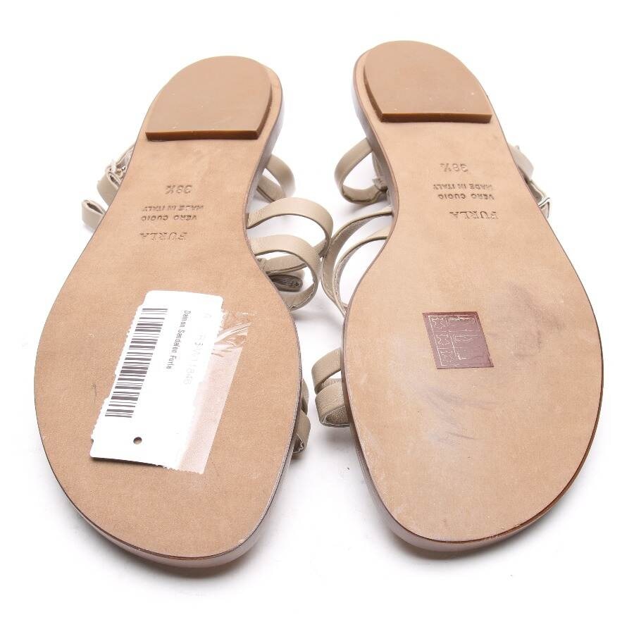 Image 4 of Strappy Sandals EUR 38.5 Beige in color White | Vite EnVogue