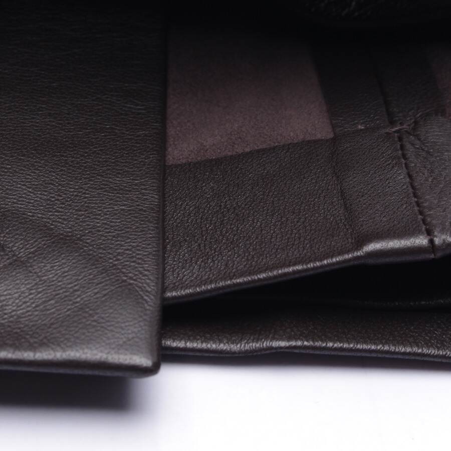 Image 3 of Leather Skirt 32 Dark Brown in color Brown | Vite EnVogue