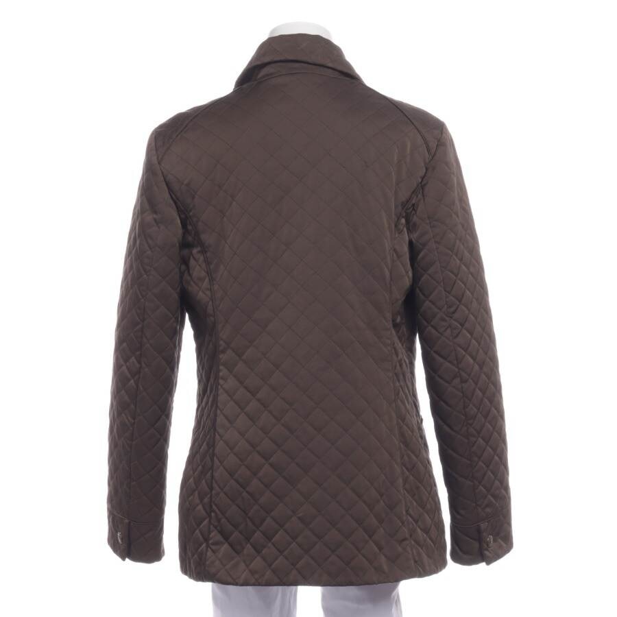 Image 2 of Quilted Jacket 42 Dark Brown in color Brown | Vite EnVogue