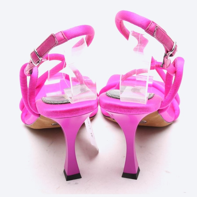 Image 3 of Heeled Sandals EUR 39 Neon Pink in color Neon | Vite EnVogue