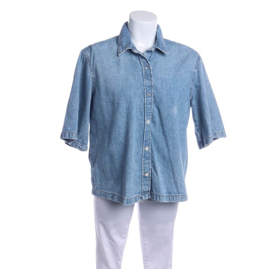 Image 1 of Jeans Shirt L Light Blue in color Blue | Vite EnVogue