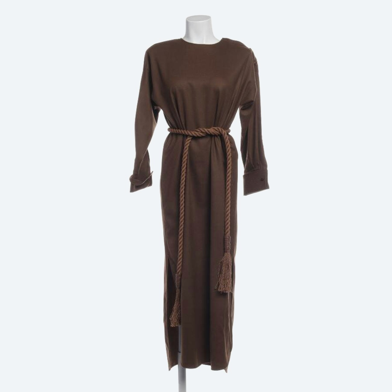 Image 1 of Dress 32 Brown in color Brown | Vite EnVogue