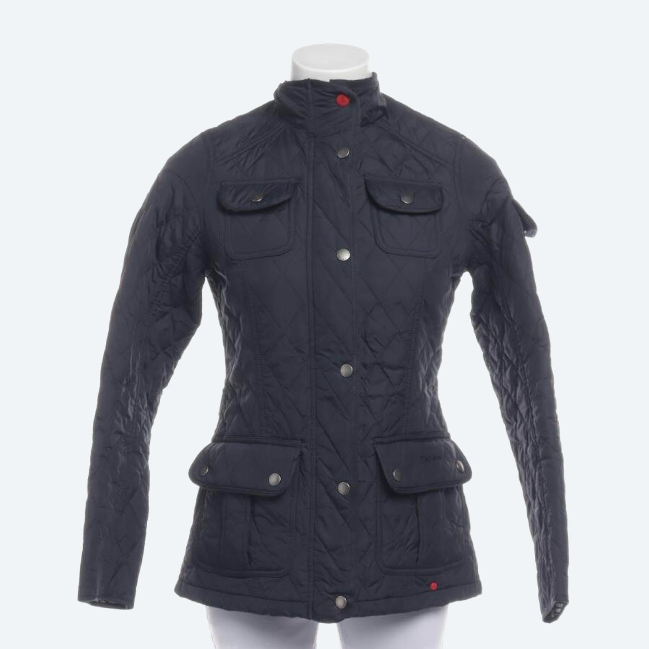 Image 1 of Quilted Jacket 34 Navy in color Blue | Vite EnVogue