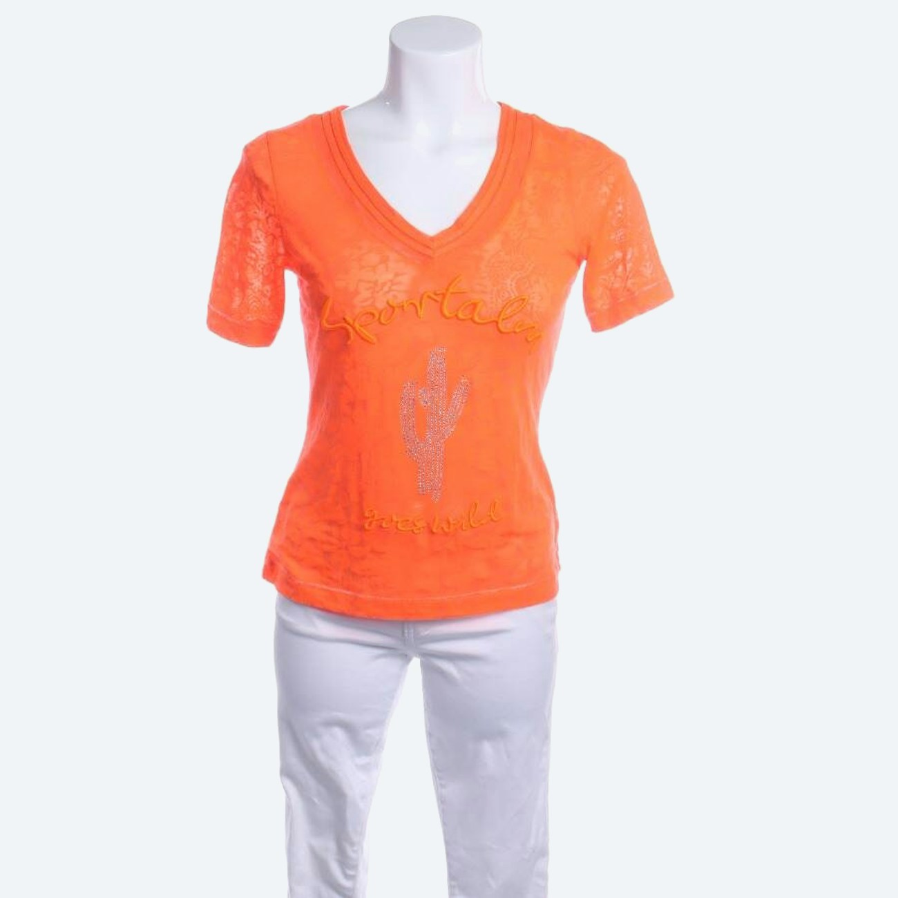 Image 1 of Shirt 36 Neon Orange in color Neon | Vite EnVogue
