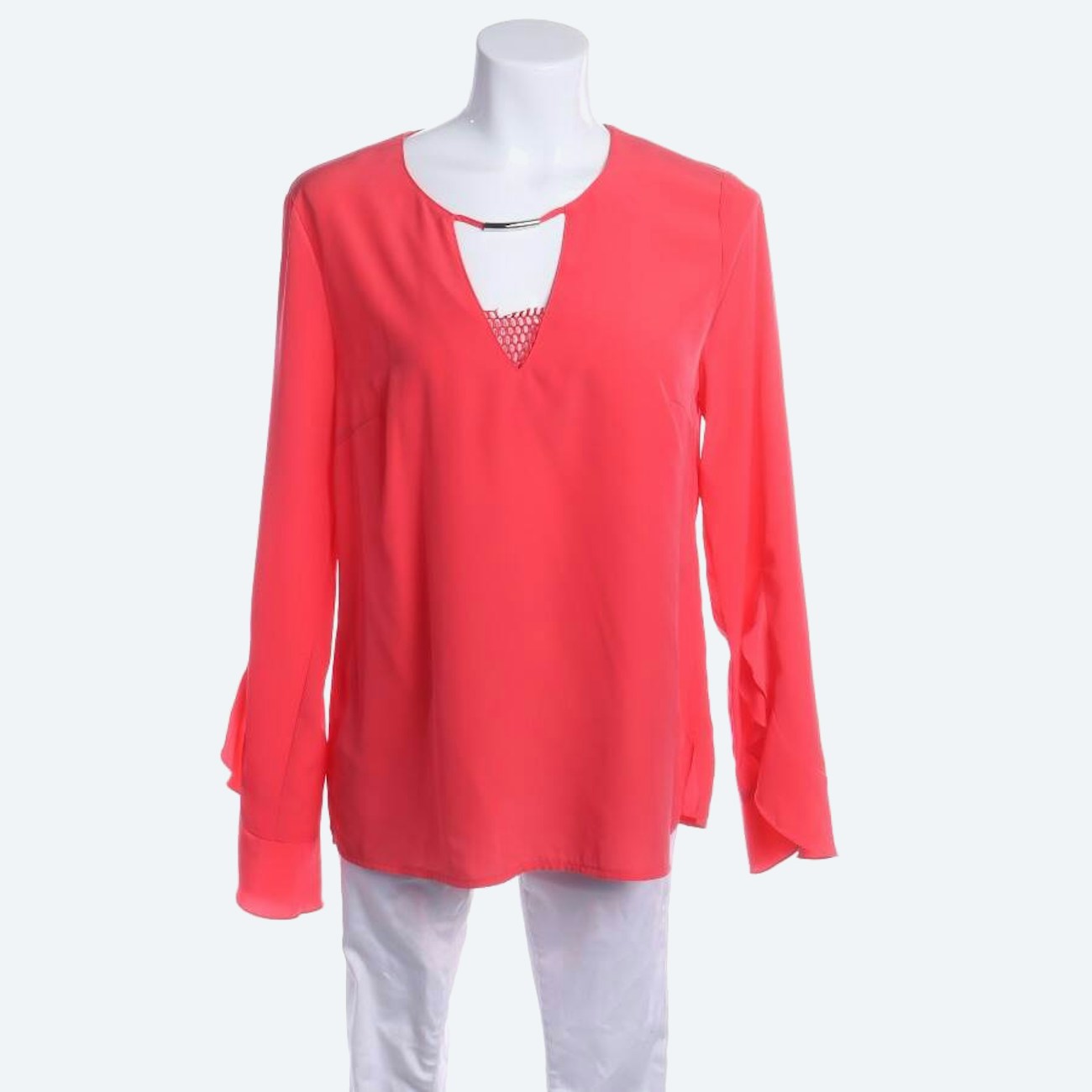 Image 1 of Shirt Blouse 38 Light Red in color Red | Vite EnVogue
