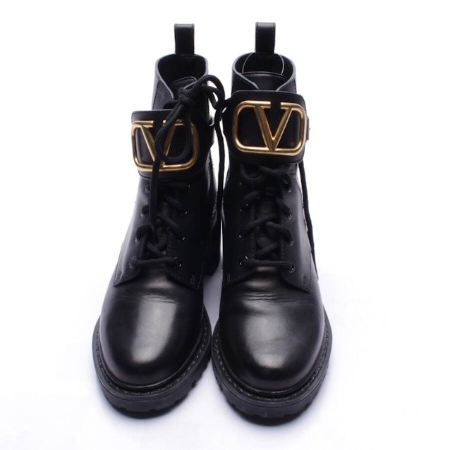 V-Logo Ankle Boots EUR 39 Black | Vite EnVogue