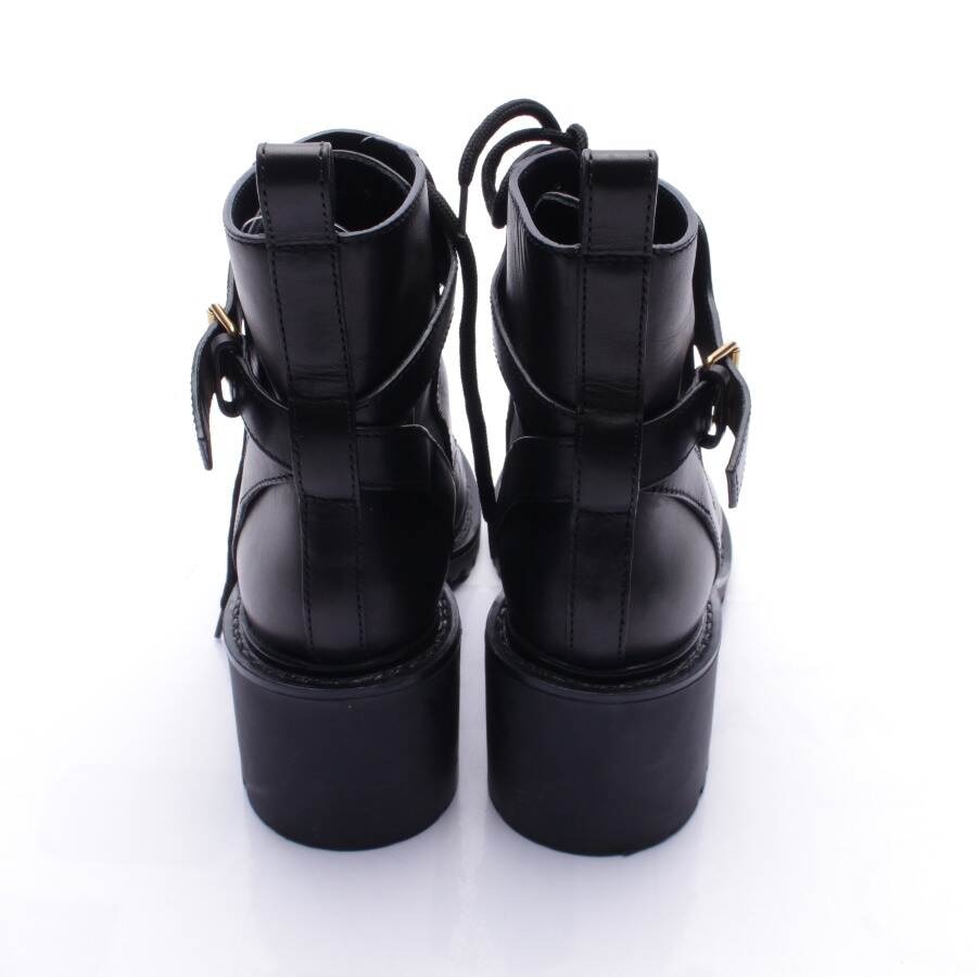 Image 3 of V-Logo Ankle Boots EUR 39 Black in color Black | Vite EnVogue