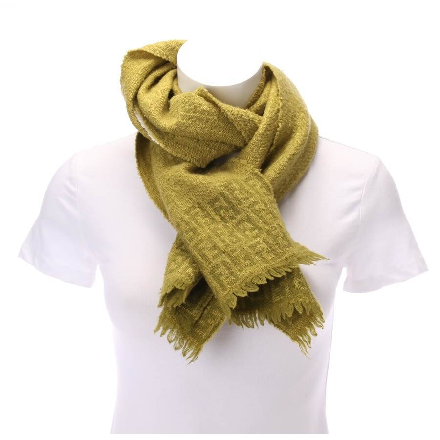 Image 1 of Wool Scarf Green in color Green | Vite EnVogue