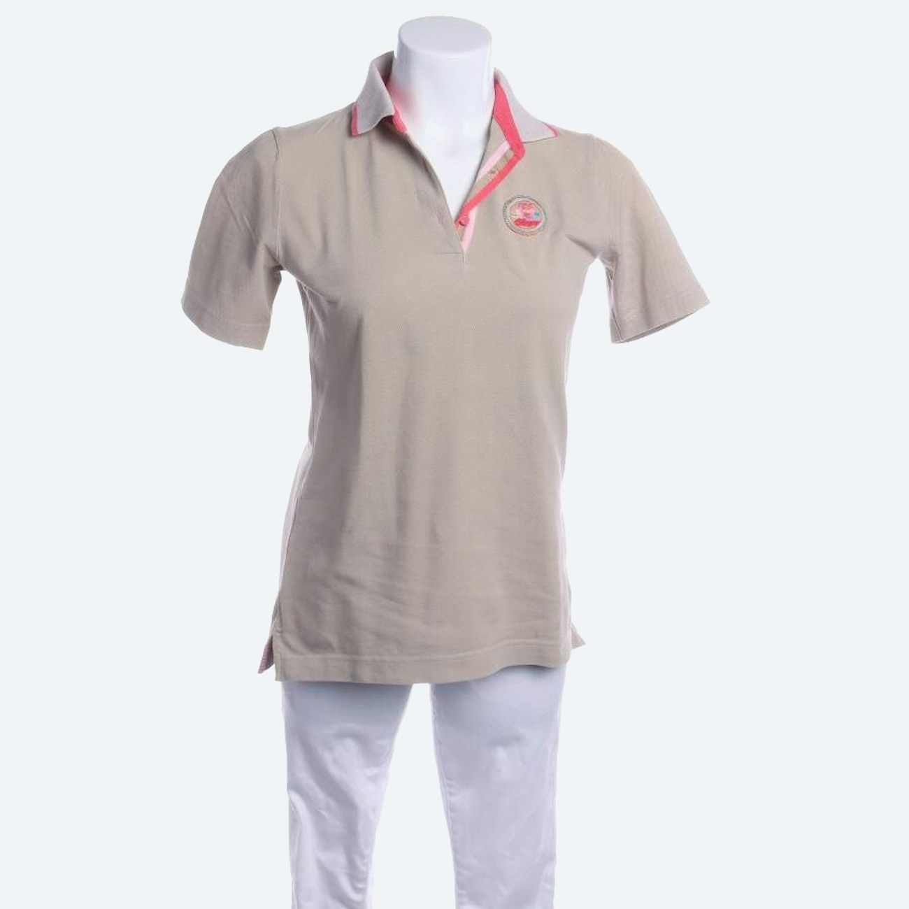 Image 1 of Polo Shirt 38 Beige in color White | Vite EnVogue