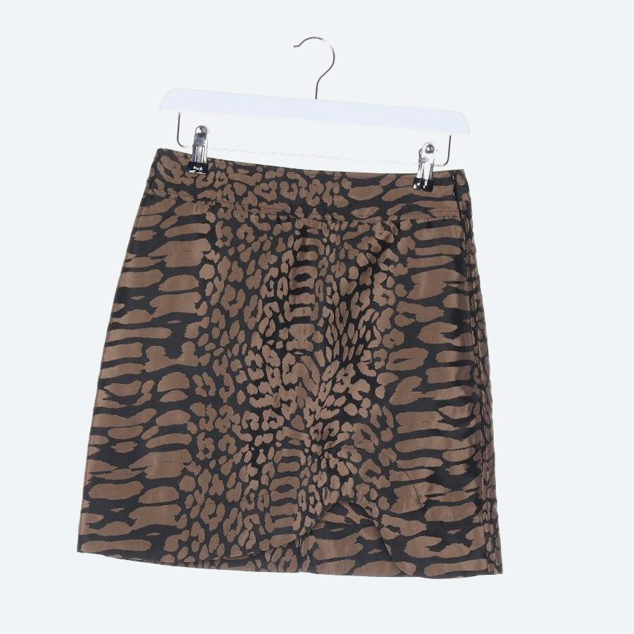 Image 1 of Mini Skirt 36 Brown in color Brown | Vite EnVogue