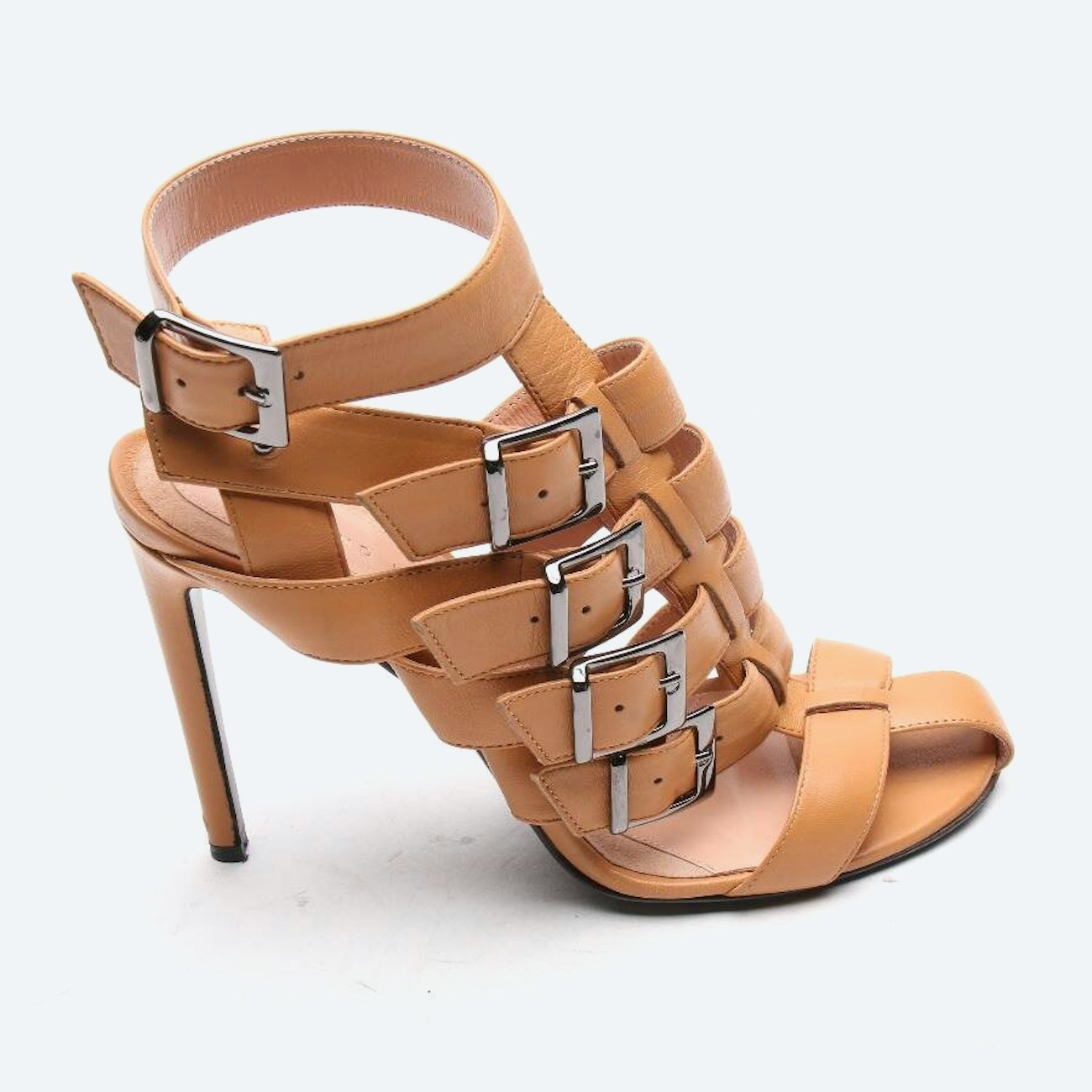 Image 1 of Heeled Sandals EUR 39 Light Brown in color Brown | Vite EnVogue