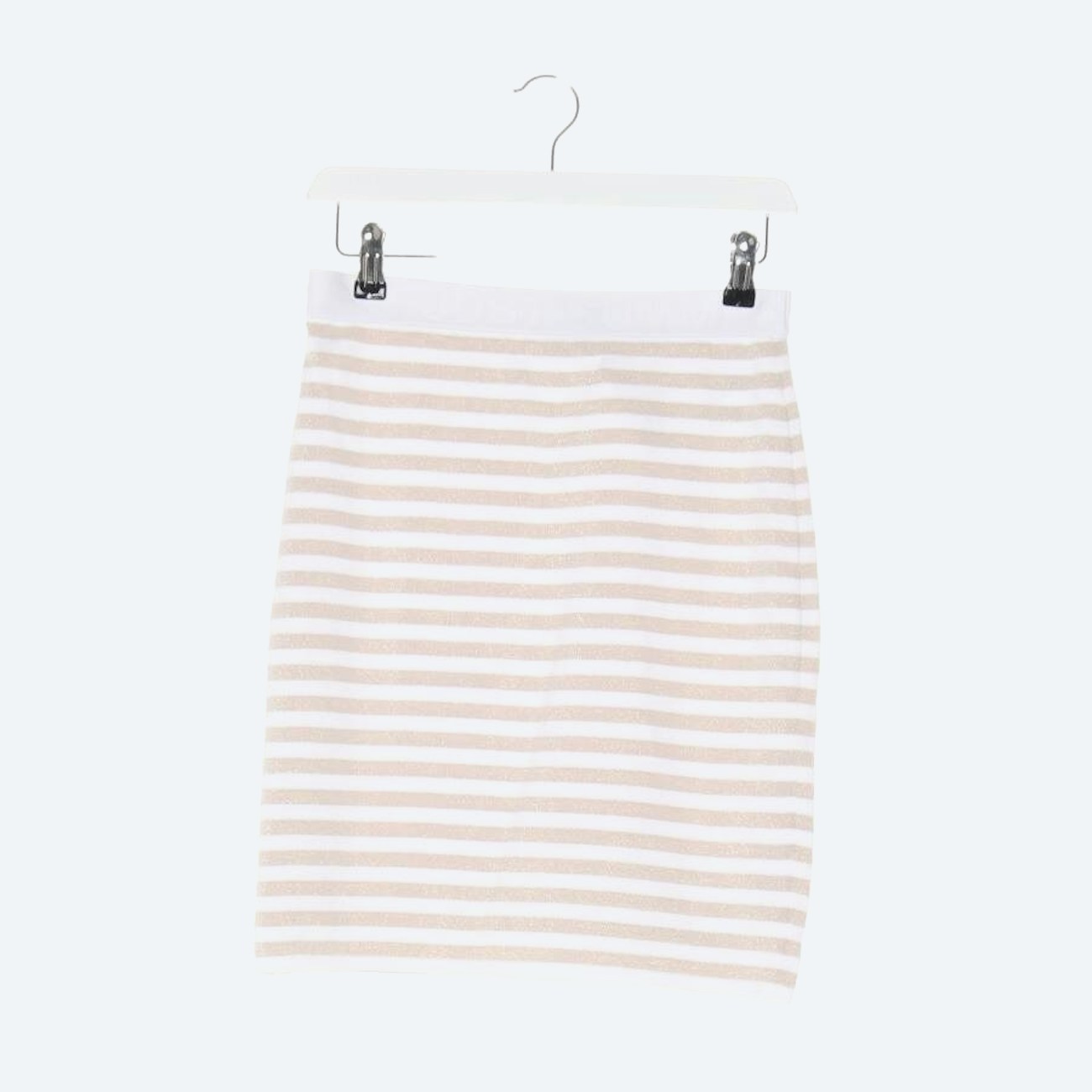 Image 1 of Skirt 34 Beige in color White | Vite EnVogue