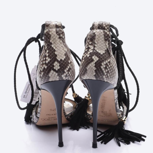 Image 3 of Heeled Sandals EUR 37.5 Dark Brown in color Brown | Vite EnVogue