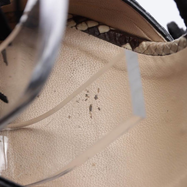 Image 5 of Heeled Sandals EUR 37.5 Dark Brown in color Brown | Vite EnVogue