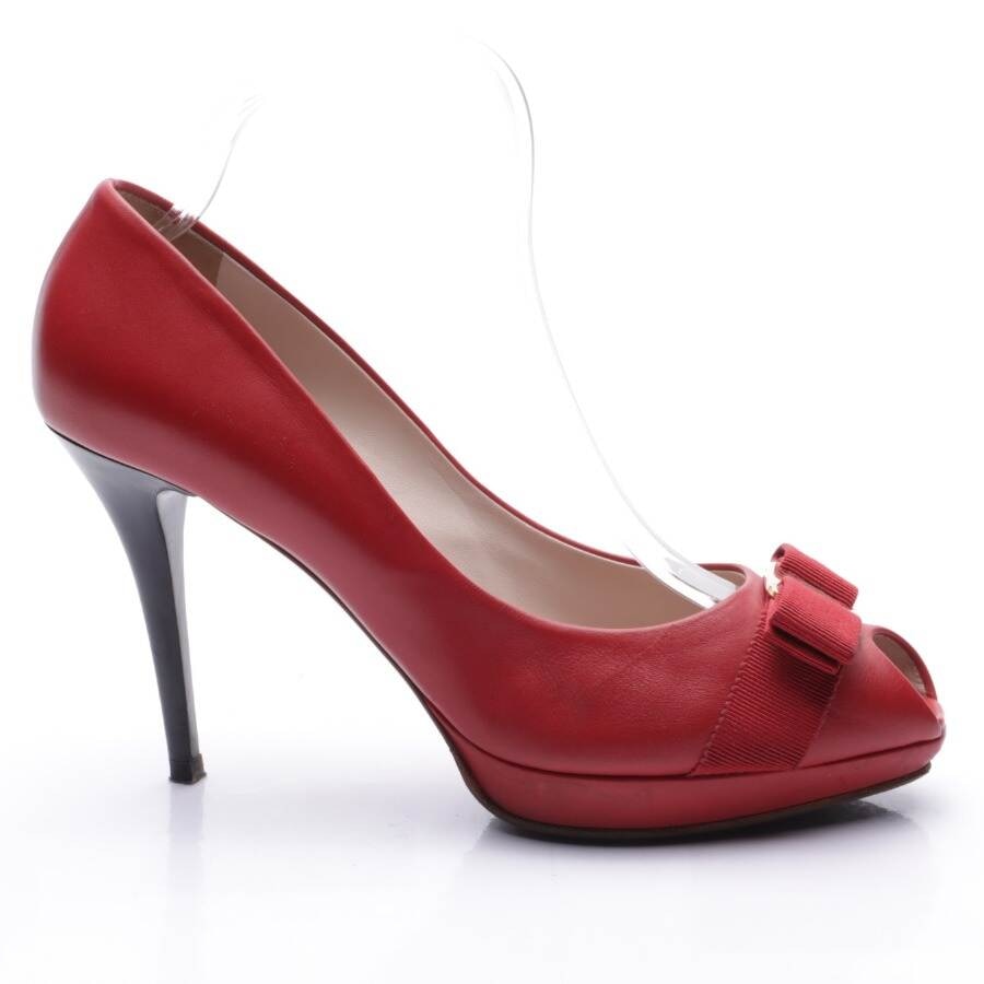 Image 1 of Peep Toes EUR 40 Red in color Red | Vite EnVogue