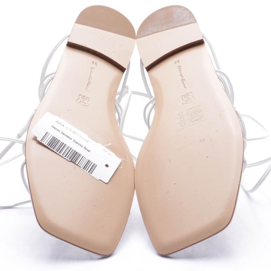 Image 4 of Sandals EUR38 White in color White | Vite EnVogue