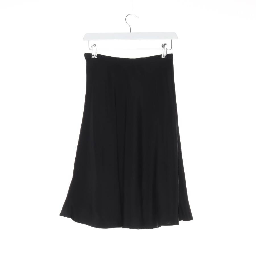 Image 2 of Silk Skirt 32 Black in color Black | Vite EnVogue