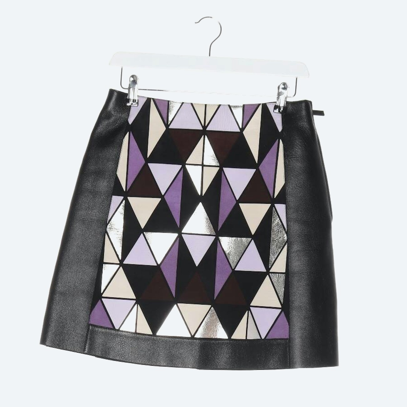 Image 1 of Leather Skirt 32 Multicolored in color Multicolored | Vite EnVogue