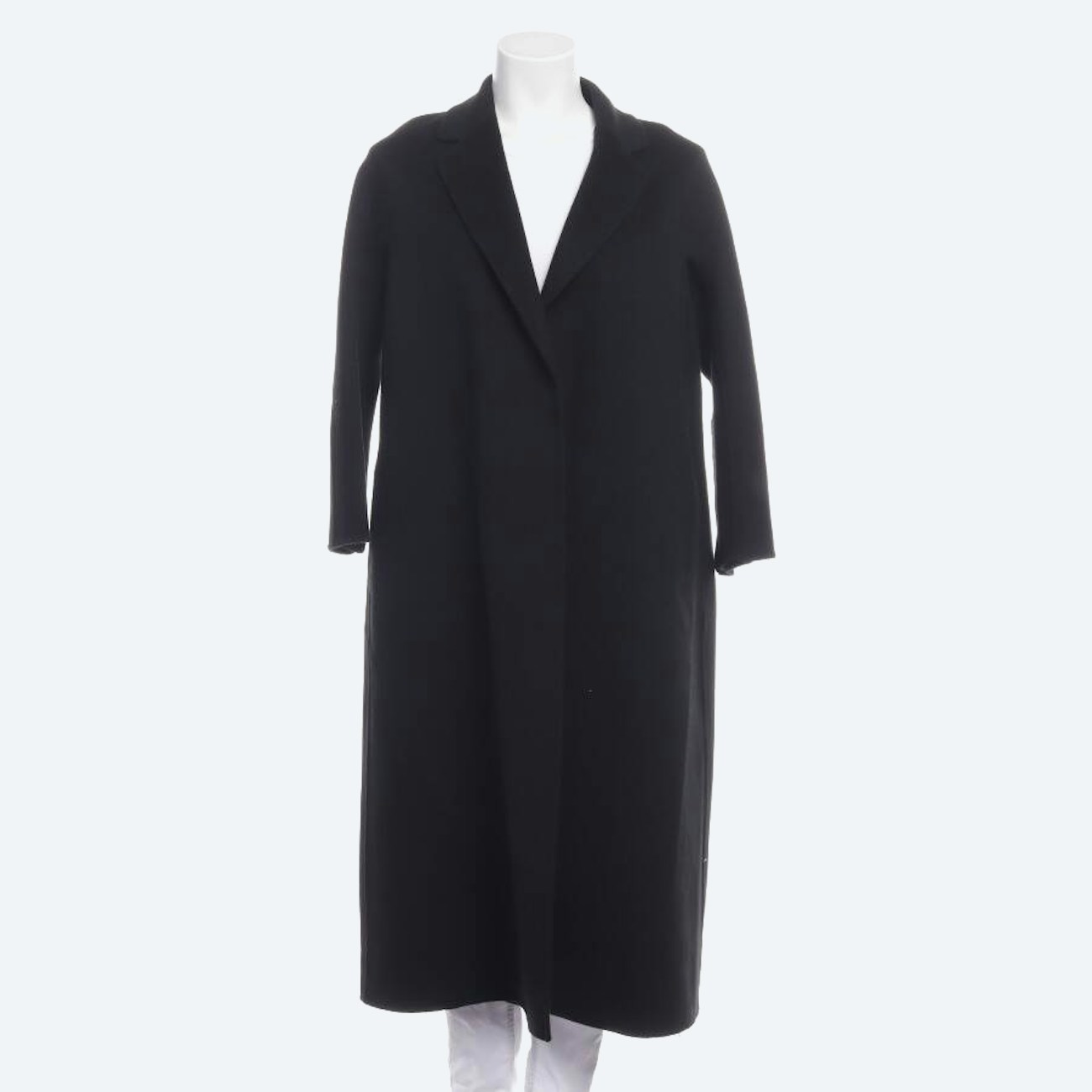 Image 1 of Wool Coat 32 Black in color Black | Vite EnVogue