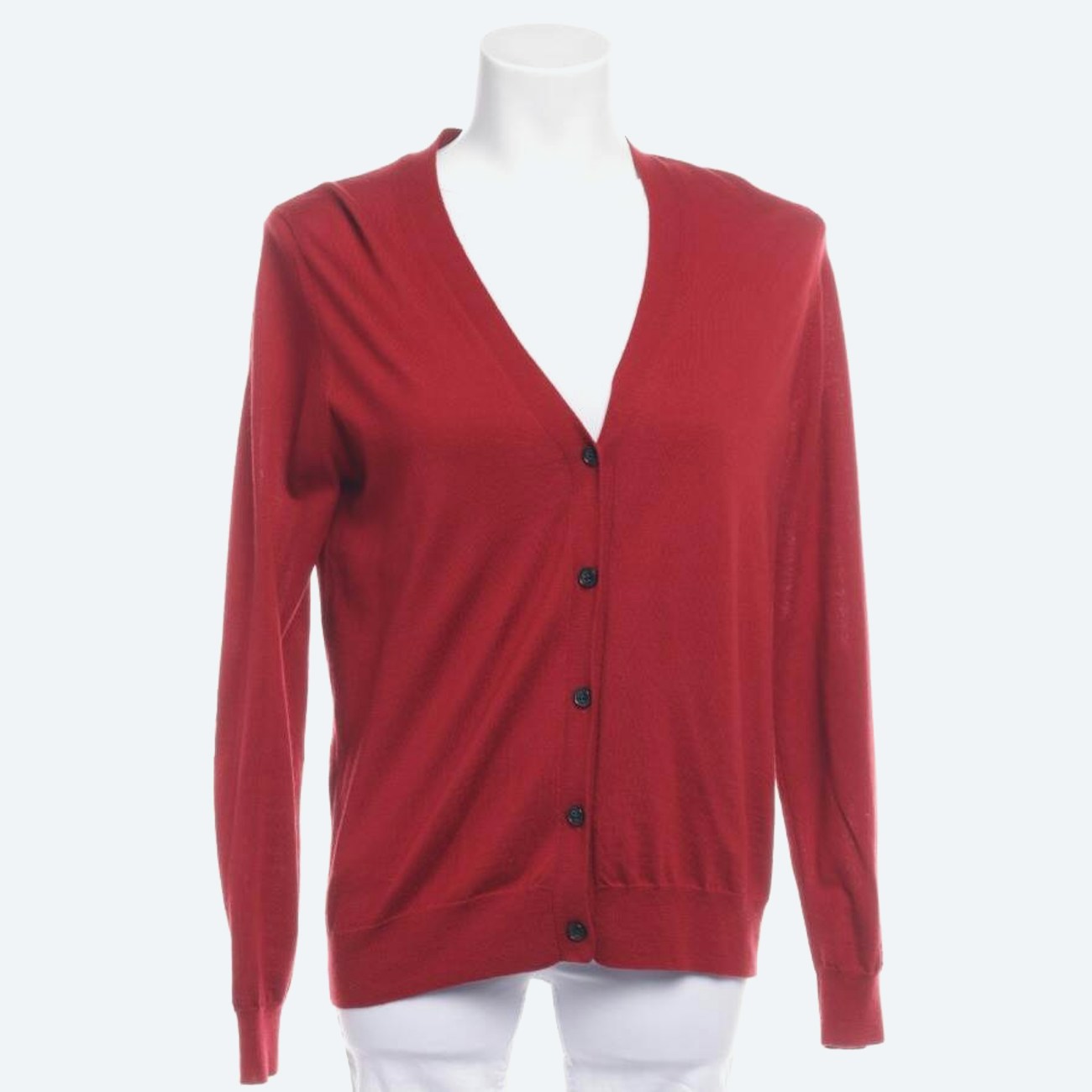 Image 1 of Wool Cardigan L Red in color Red | Vite EnVogue