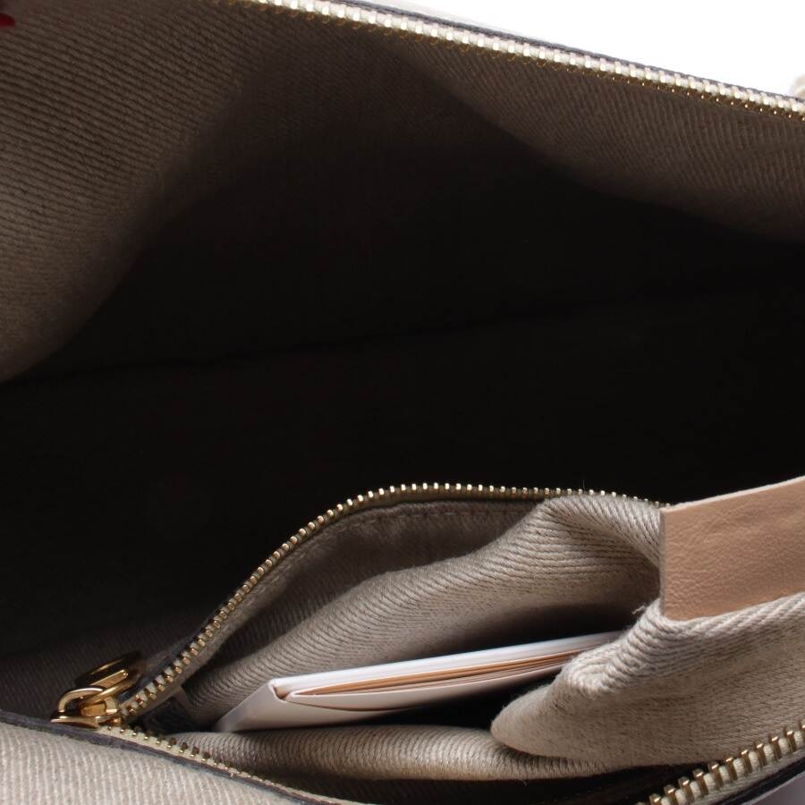 Image 5 of Marcie Tote Bag Medium Handbag Beige in color White | Vite EnVogue