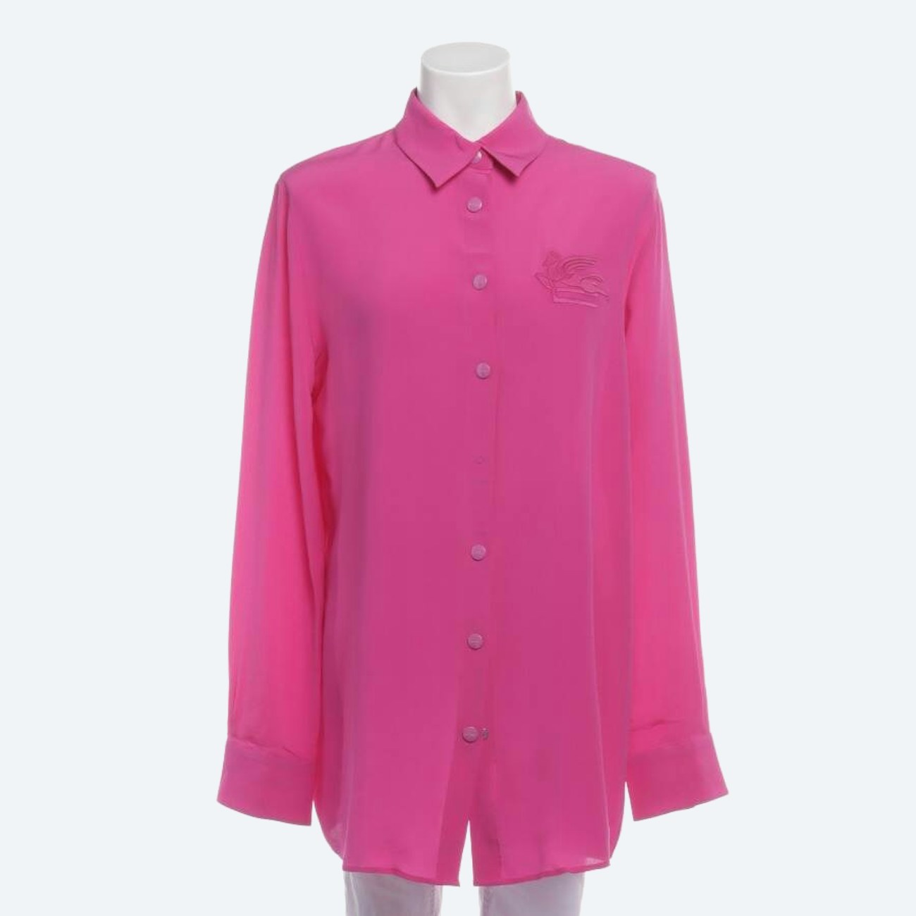 Image 1 of Silk Shirt 38 Fuchsia in color Pink | Vite EnVogue