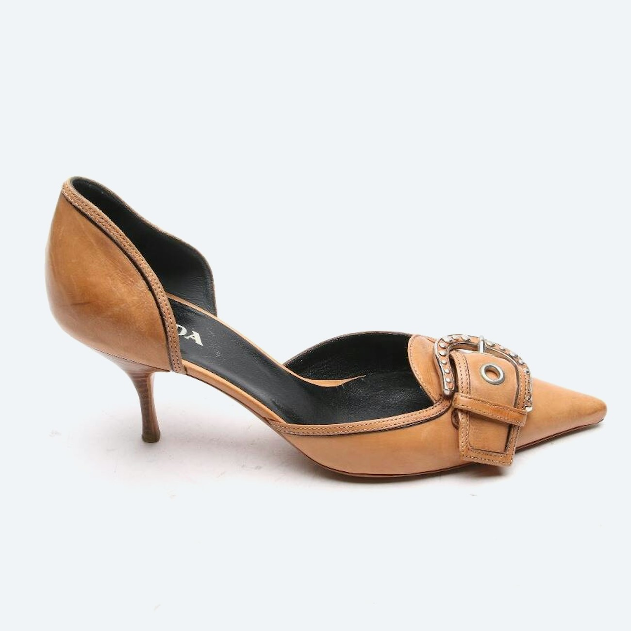 Image 1 of High Heels EUR 38.5 Light Brown in color Brown | Vite EnVogue