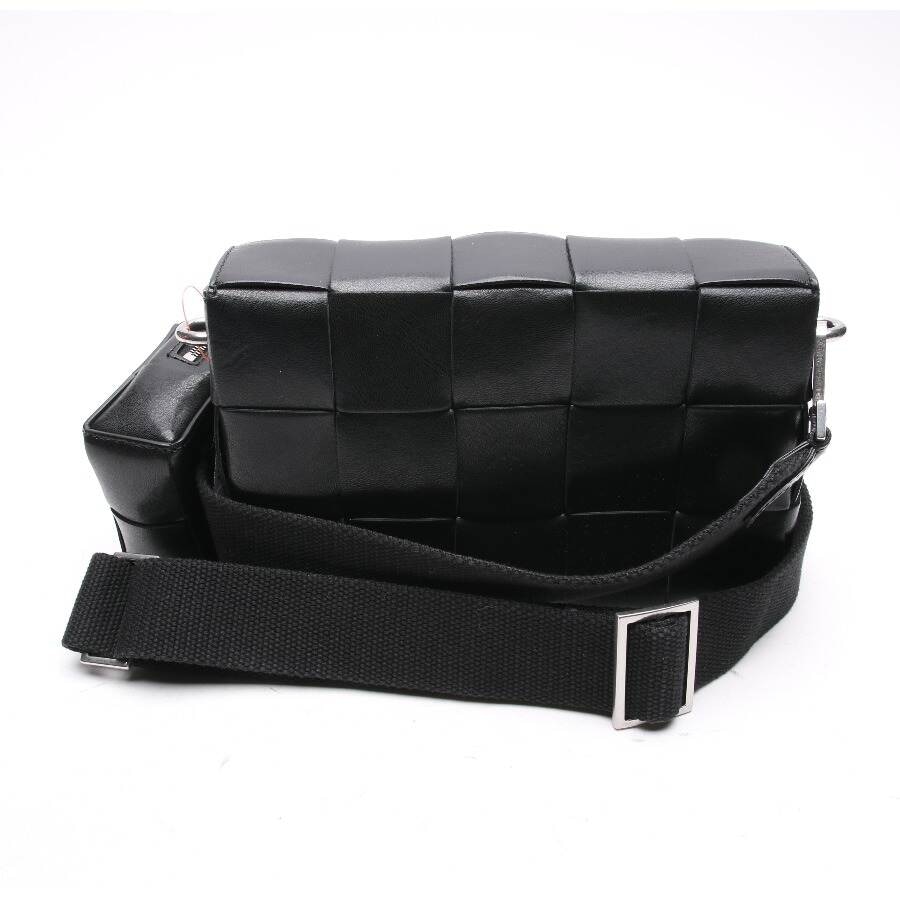 Image 2 of CLASSIC INTRECCIATO DUO Crossbody Bag Black in color Black | Vite EnVogue