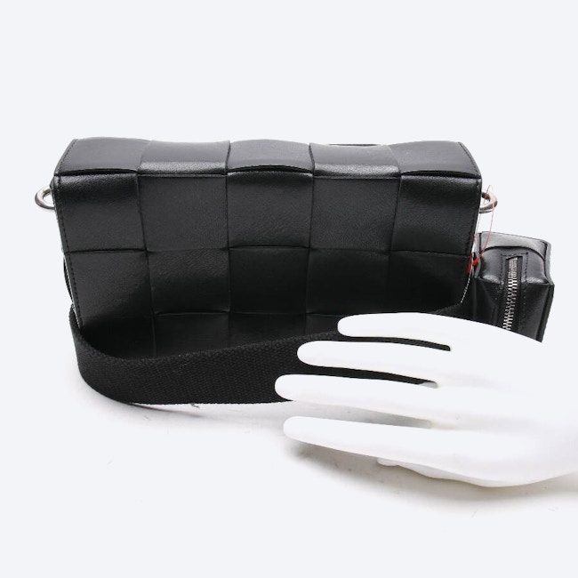 Image 4 of CLASSIC INTRECCIATO DUO Crossbody Bag Black in color Black | Vite EnVogue