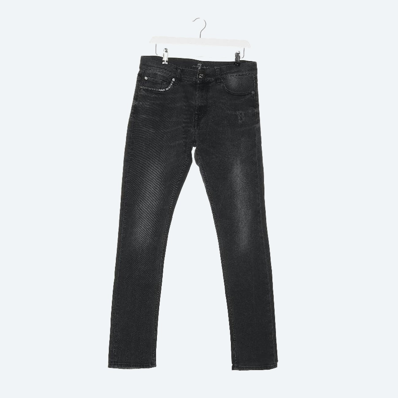 Image 1 of Jeans Skinny M Dark Gray in color Gray | Vite EnVogue
