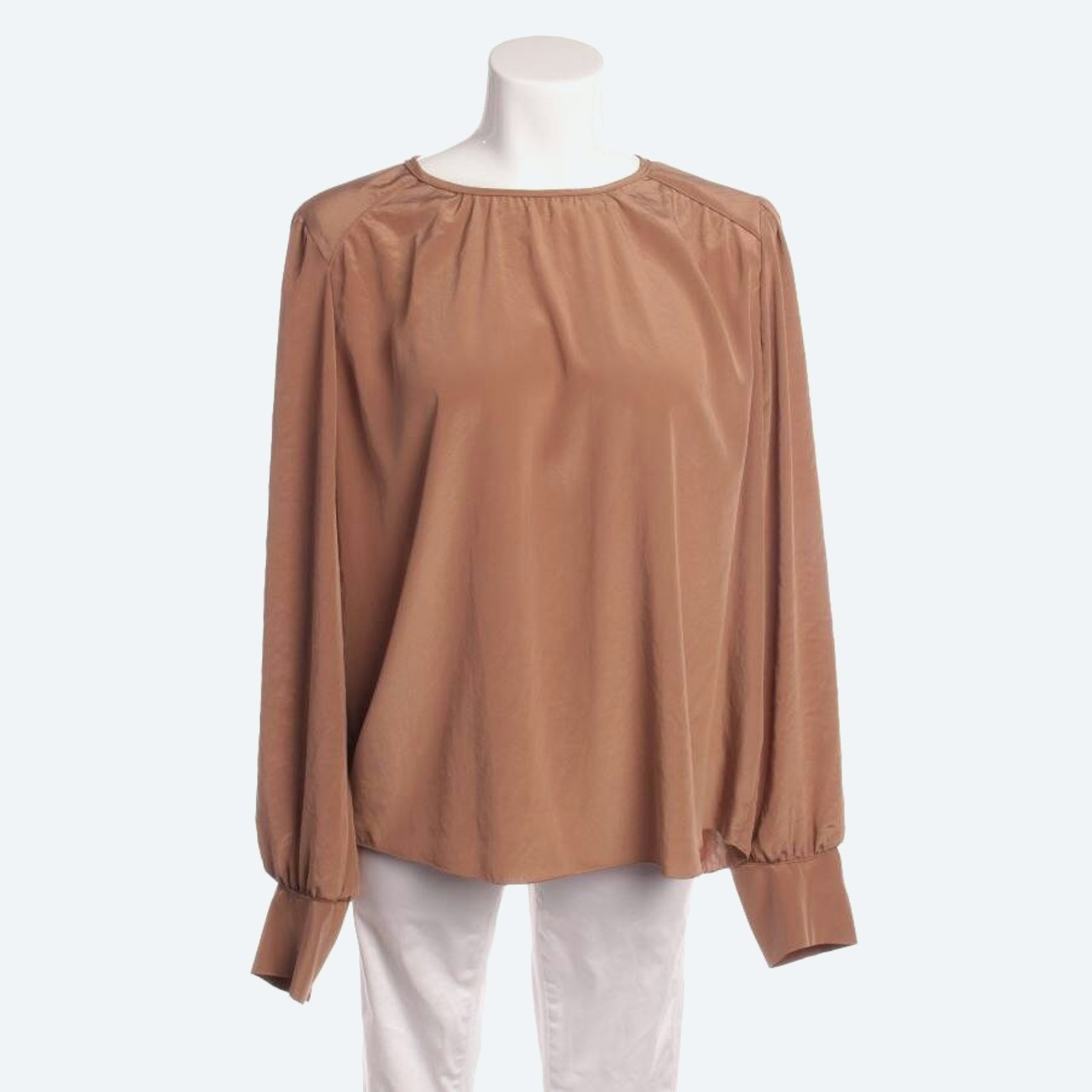 Image 1 of Shirt Blouse 42 Brown in color Brown | Vite EnVogue