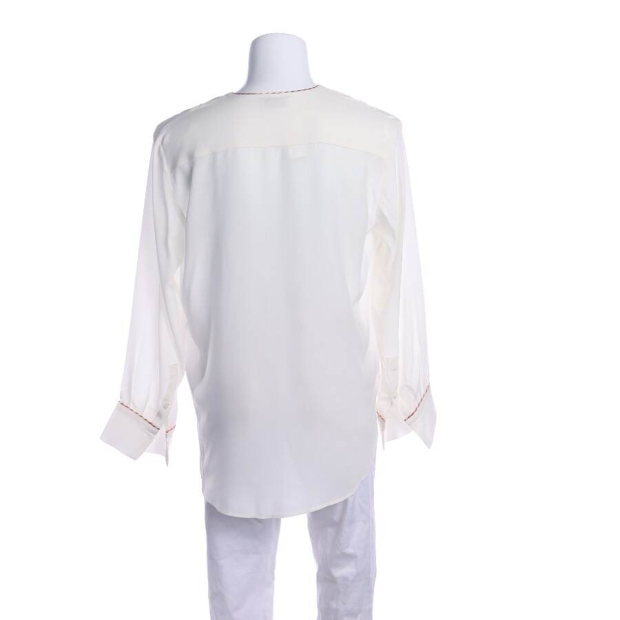 Image 2 of Silk Shirt 34 Cream in color White | Vite EnVogue