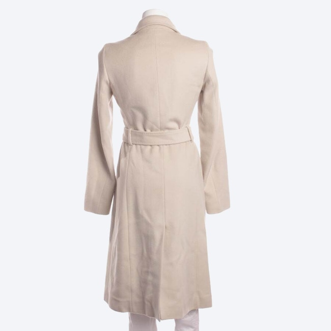Image 2 of Wool Coat 34 Beige in color White | Vite EnVogue