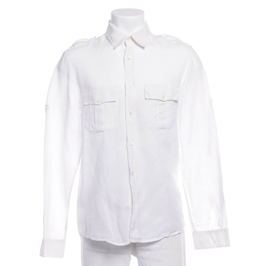 Image 1 of Linen Shirt M White in color White | Vite EnVogue