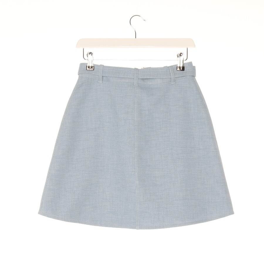 Image 2 of Mini Skirt 36 Blue in color Blue | Vite EnVogue