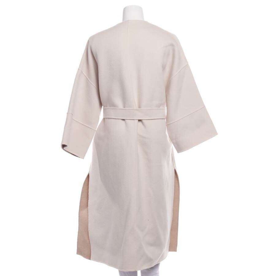 Image 2 of Wool Coat 36 Beige in color White | Vite EnVogue
