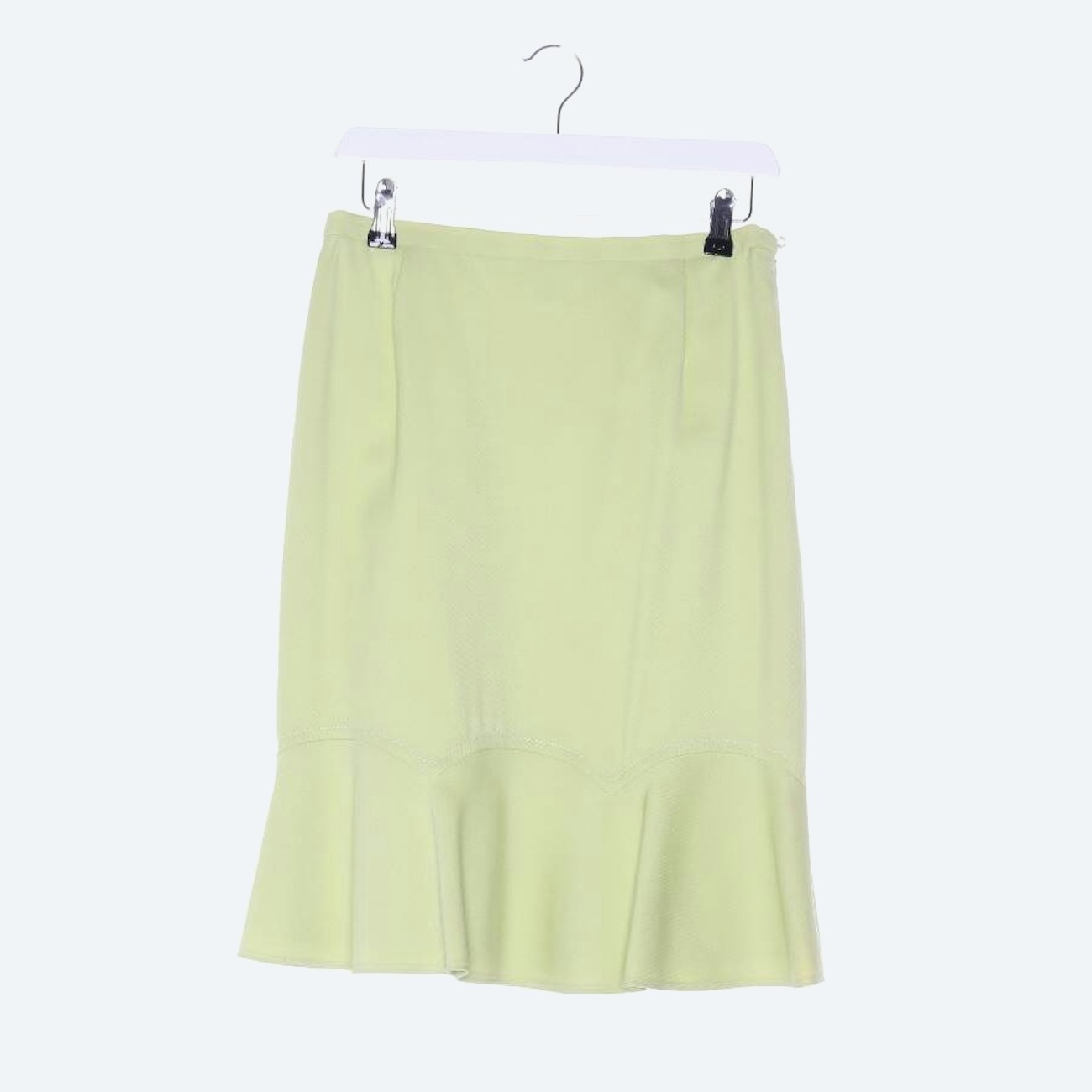 Image 1 of Wool Skirt 38 Light Green in color Green | Vite EnVogue
