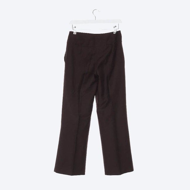Image 2 of Trousers 34 Dark Brown in color Brown | Vite EnVogue