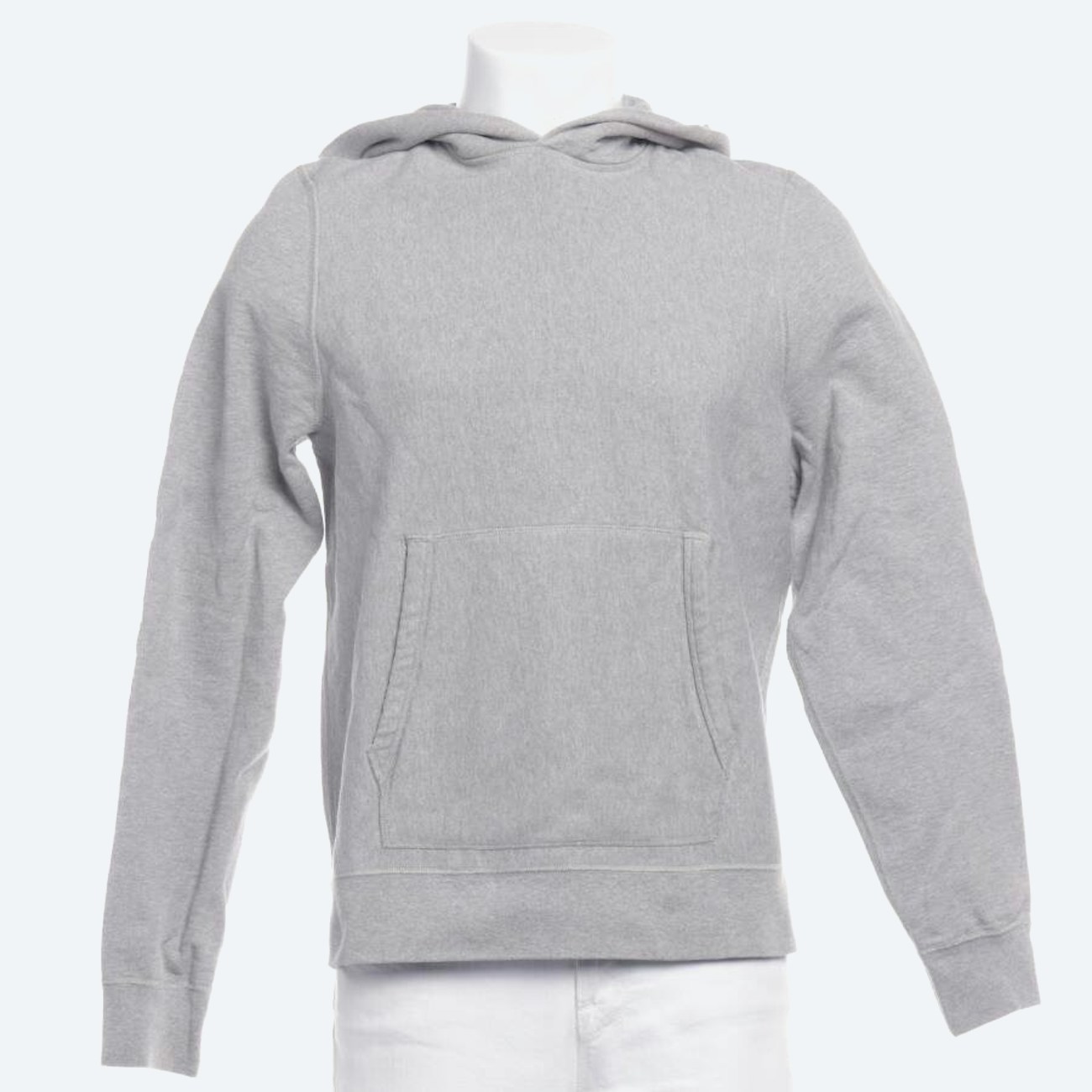 Image 1 of Hooded Sweatshirt M Light Gray in color Gray | Vite EnVogue