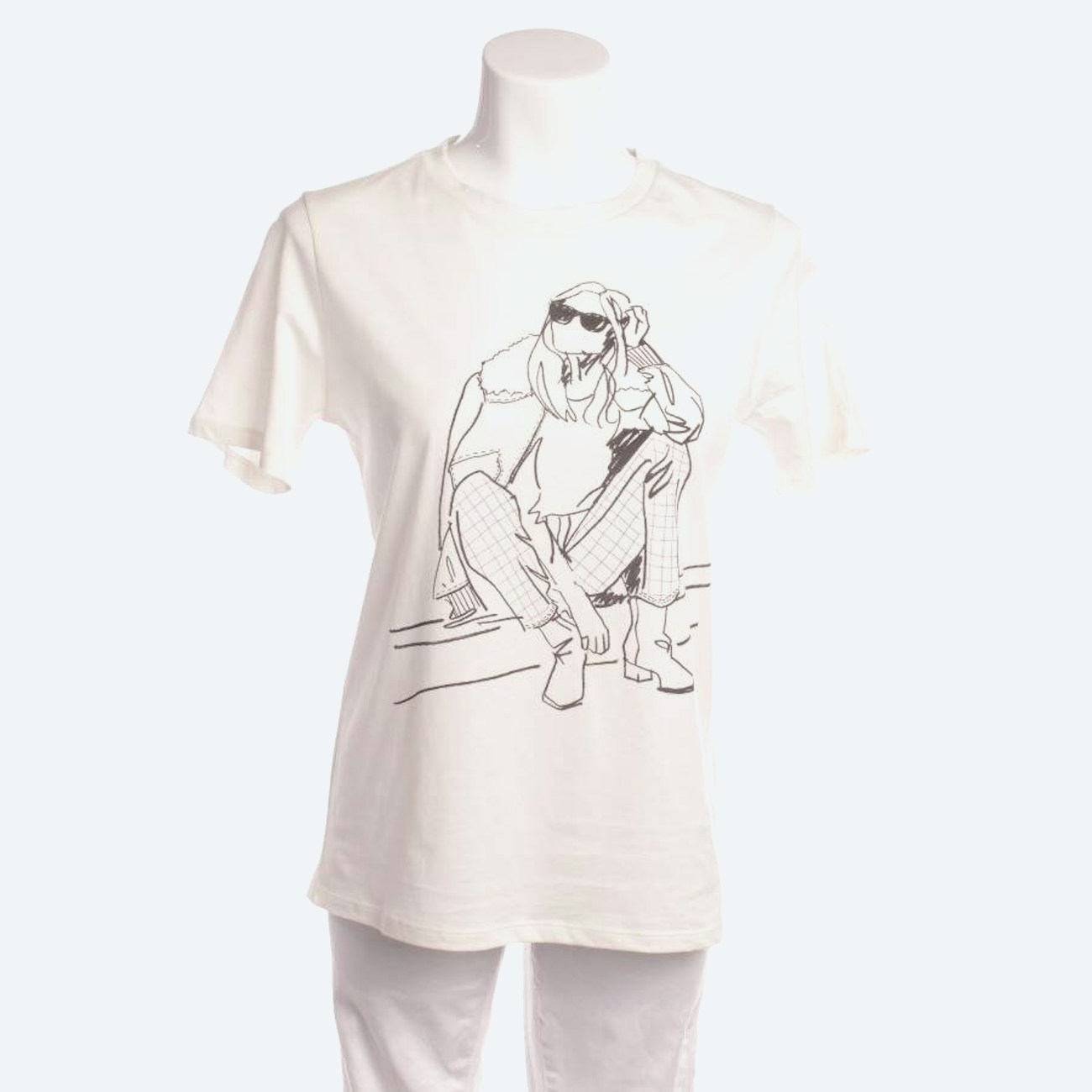 Bild 1 von Shirt S Beige in Farbe Weiß | Vite EnVogue