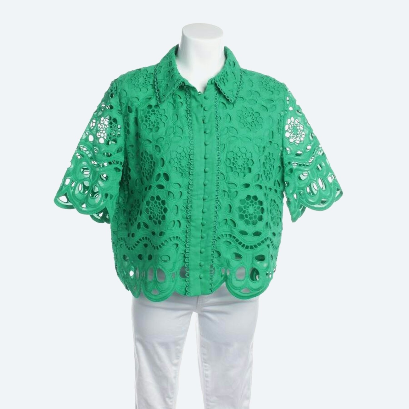 Image 1 of Shirt 2XL Green in color Green | Vite EnVogue