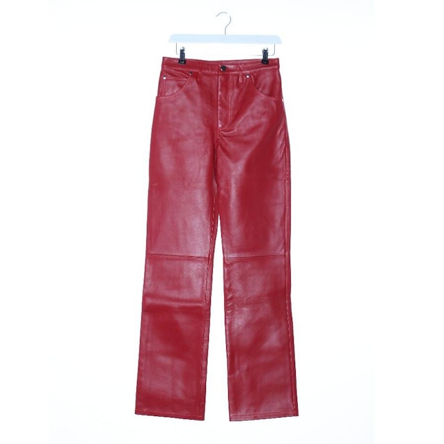 Image 1 of Leather Pants 36 Red | Vite EnVogue