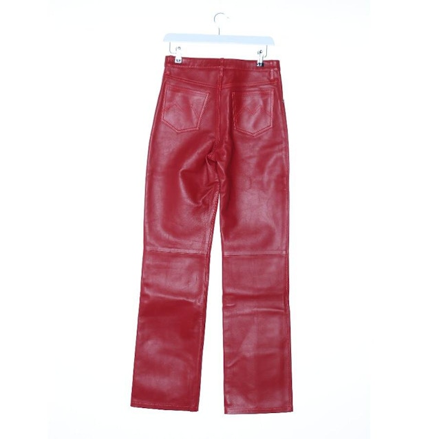 Leather Pants 36 Red | Vite EnVogue