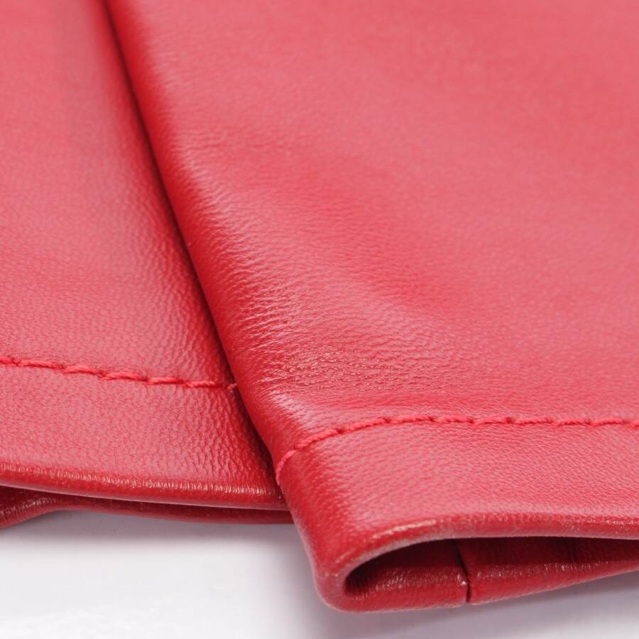 Image 3 of Leather Pants 36 Red in color Red | Vite EnVogue