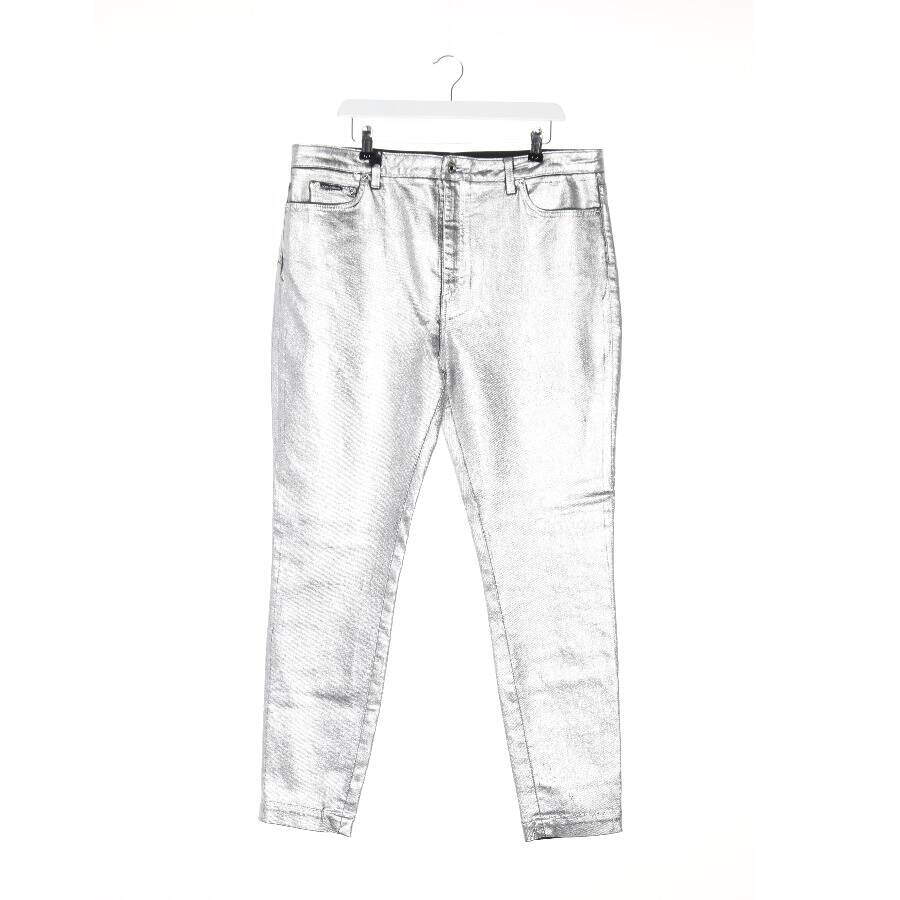 Image 1 of Jeans Slim Fit 48 Silver in color Metallic | Vite EnVogue