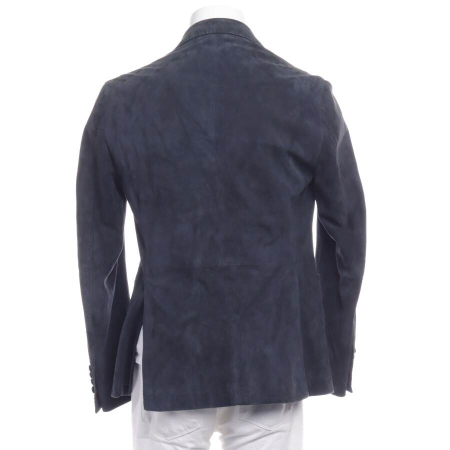 Image 2 of Leather Jacket 48 Blue in color Blue | Vite EnVogue