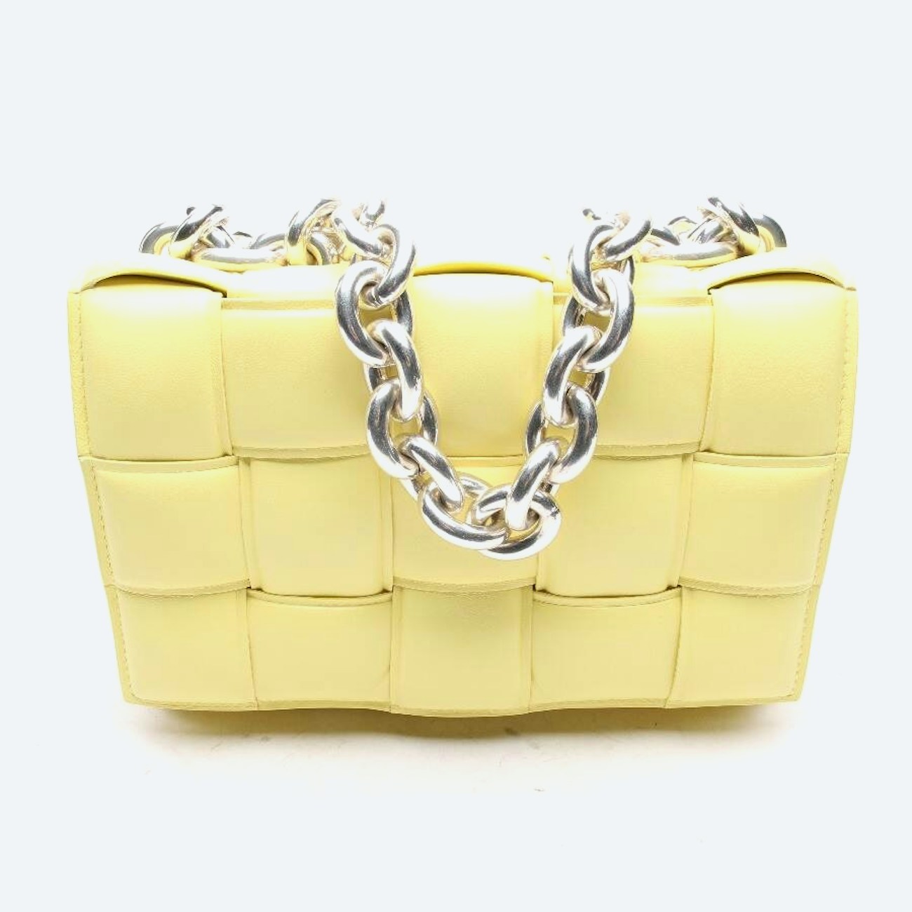 Image 1 of Padded Cassette Shoulder Bag Yellow in color Yellow | Vite EnVogue