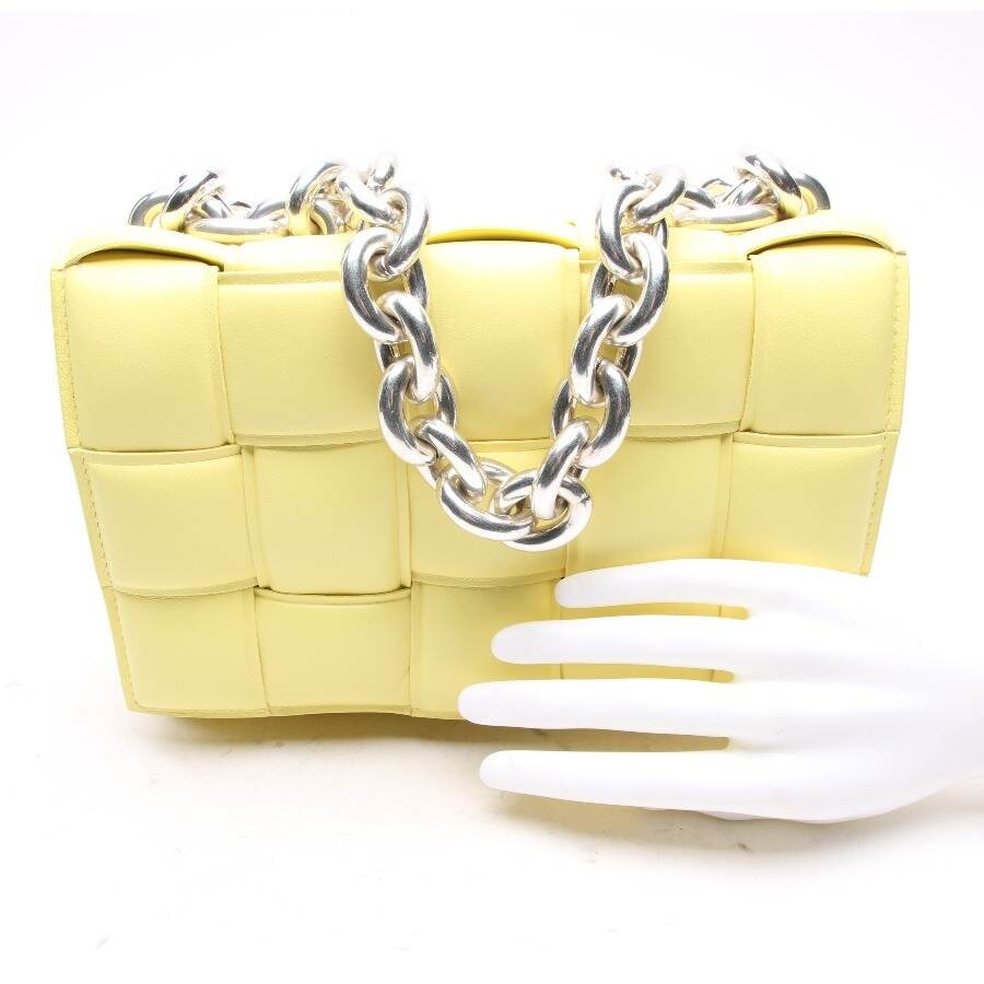 Image 4 of Padded Cassette Shoulder Bag Yellow in color Yellow | Vite EnVogue